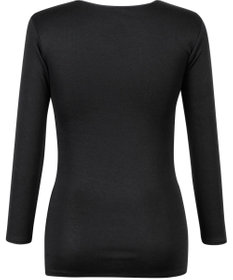 Wing あったかインナー 綿100％(肌側) 軽い ネックせまめ 8分袖 長袖 秋 冬 EL2950 ウイング／ワコール