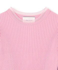 BEIGE， HANNA / リブニットトップス