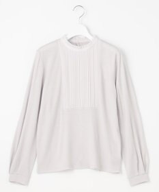 J.PRESS LADIES ウォッシャブルウール フリルネック カットソー