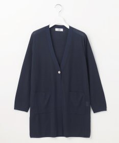J.PRESS LADIES L 【洗える】Vis/Peスパーク ミディ丈 カーディガン
