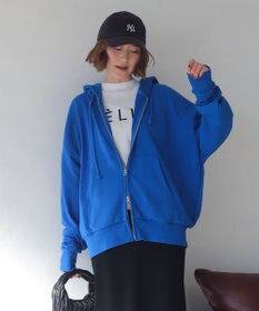 WEGO 【ユニセックス着用ITEM/MLサイズ展開】コンパクトフィットダブルZIPパーカー