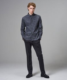 JOSEPH HOMME アブストラクトジャガードストレッチ　レギュラーカラーシャツ