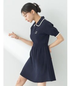 earth music&ecology ワンポイントポロワンピース