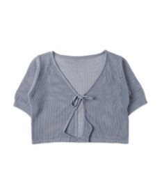 WEGO 【２点セット】半袖メッシュアンサンブルカーデ