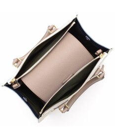 A.D.M.J. 【牛革】モーツァルト/スパニッシュレザーバイカラーWジップトートM