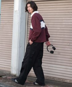 WEGO 【ユニセックス着用ITEM】ステッチロゴラガーシャツ