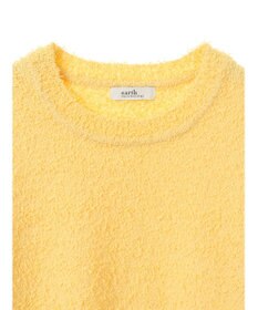 earth music&ecology ツイストブークレ半袖プルオーバー