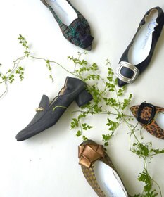 nouvelleRobe Oū 新色追加【本革・高反発】Butterfly knot ポインテッドトゥ パンプス