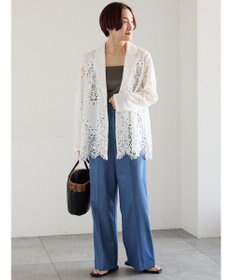 Te chichi ケミカルレースコットンジャケット