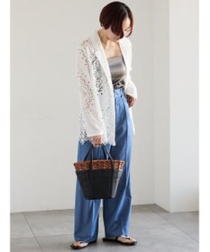 Te chichi ケミカルレースコットンジャケット