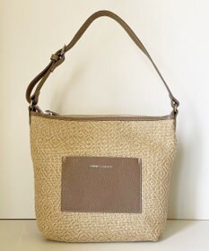 Hekhèr Le Style de Vie 【日本製 / 3WAY】ジュート×牛革 ショルダーバッグmedium