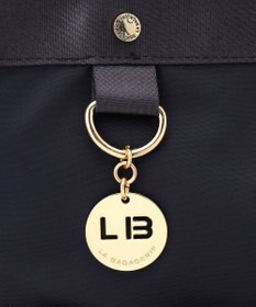 LA BAGAGERIE チャーム付き　ナイロンスクエアリュック