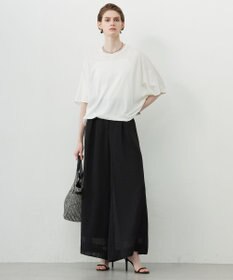 ICB L 【接触冷感・速乾・洗える】Ly.Coハイゲージ ドルマンスリーブプルオーバー