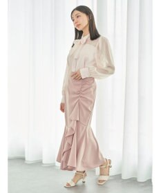 earth music&ecology 切り替えラッフルスカート