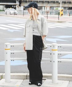 WEGO 【ユニセックス着用ITEM/MLサイズ展開/機能シャツ】リップストップシャツ（SS）