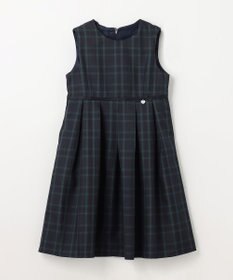 ANY KIDS チェック ジャンパースカート