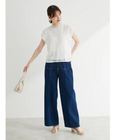 Green Parks ・ＥＬＥＮＣＡＲＥ　ＤＵＥ　デニムワイドパンツ