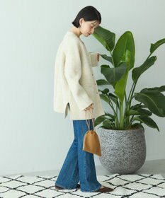 AMERICAN HOLIC Wフェイスラグランニットコーディガン