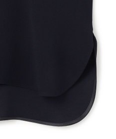 BEIGE， FLEUR / 異素材カフス スタンドカラーブラウス