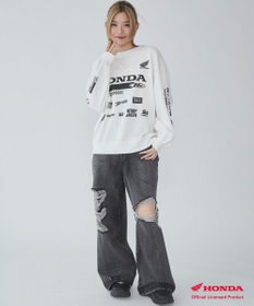 WEGO 別注Hondaプルオーバービッグスウェット