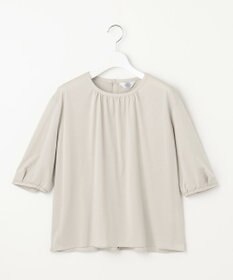 J.PRESS LADIES 【洗える】ブラウスライクジャージー カットソー