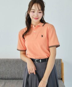 WEGO 【ユニセックス着用ITEM/SMLサイズ展開】別注USPOLOラインポロシャツ