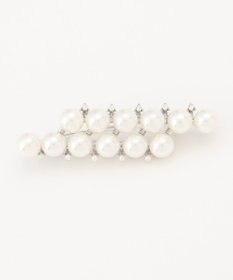 23区 パールダブルライン ブローチ