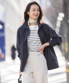 J.PRESS LADIES L 【洗える・撥水】マイクロタフタ フーデッド ショート コート