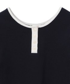 earth music&ecology ２ＷＡＹ釦リブプルオーバー