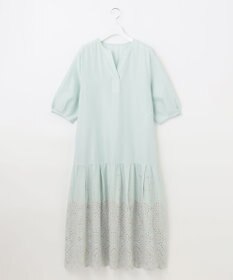 自由区 【カタログ掲載・洗える】エンブロイダリーローン ワンピース