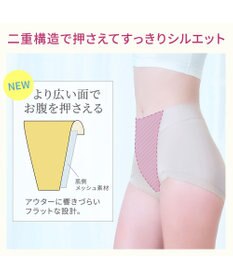 BRADELIS New York 【BRADELIS NewYork peace】綿混楽々dailyソフトショーツ25 補正下着 深め ヒップアップ お腹スッキリ