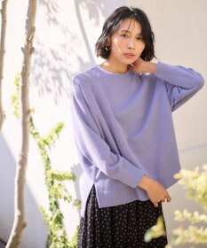 ANY 【洗濯機可】クルーネックポンチョ