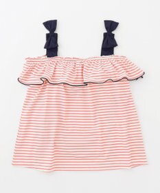 組曲 KIDS 【UVカット】【SS-Lサイズ】マリンストライプ スイムウェア(セパレート)