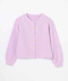 ANY KIDS 【洗濯機可能】スナップボタン カーディガン