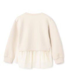 UNFILO 【110-150cm】BEAUTY FORM JERSEY ペプラムスウェット