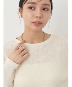 earth music&ecology コットンシアークルーネックプルオーバー