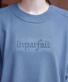 Tiaclasse 【洗える】エンボスロゴニットプルオーバー