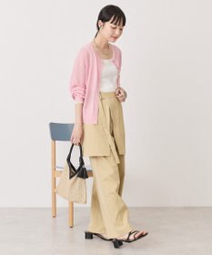 AMERICAN HOLIC シアー配色ニットカーディガン