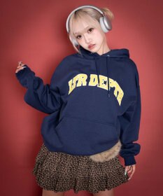 WEGO 【ユニセックス着用ITEM/MLサイズ展開】カレッジプルパーカー