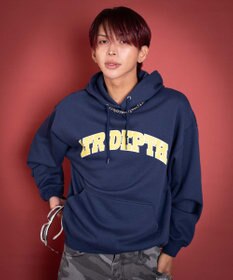 WEGO 【ユニセックス着用ITEM/MLサイズ展開】カレッジプルパーカー