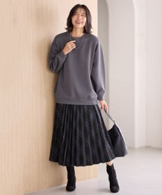 ANY L 【洗濯機可】ダブルフェイスジャージープルオーバー