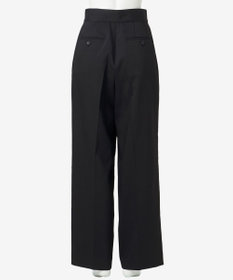 23区 【エステータ】ライトダブルクロス ワイドパンツ