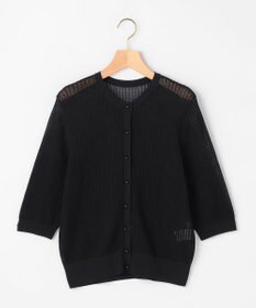 組曲 L 【先行予約・前後着用可】レーシーニット カーディガン