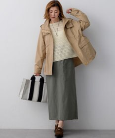 23区 【先行予約】コンビカラー オーバル イヤリング