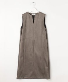 J.PRESS LADIES 【洗える】ダンボールスエード ジャンパースカート