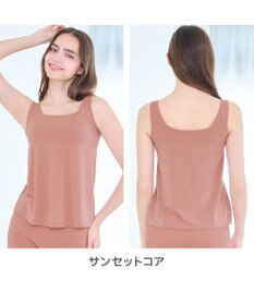 BRADELIS New York 【モアナモリーズ】森みなのオーガニックコットン混エアリーブラキャミ26