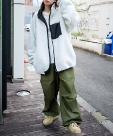 WEGO リバーシブルボアブルゾン