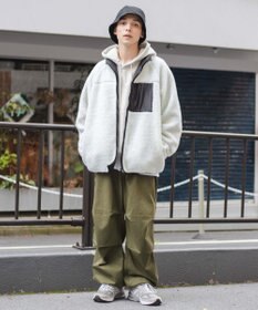 WEGO リバーシブルボアブルゾン