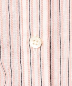 J.PRESS LADIES S 【洗える・接触冷感】ドビー強撚ストライプ シャツ ブラウス