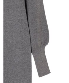 earth music&ecology 袖シアーフリルニットワンピース